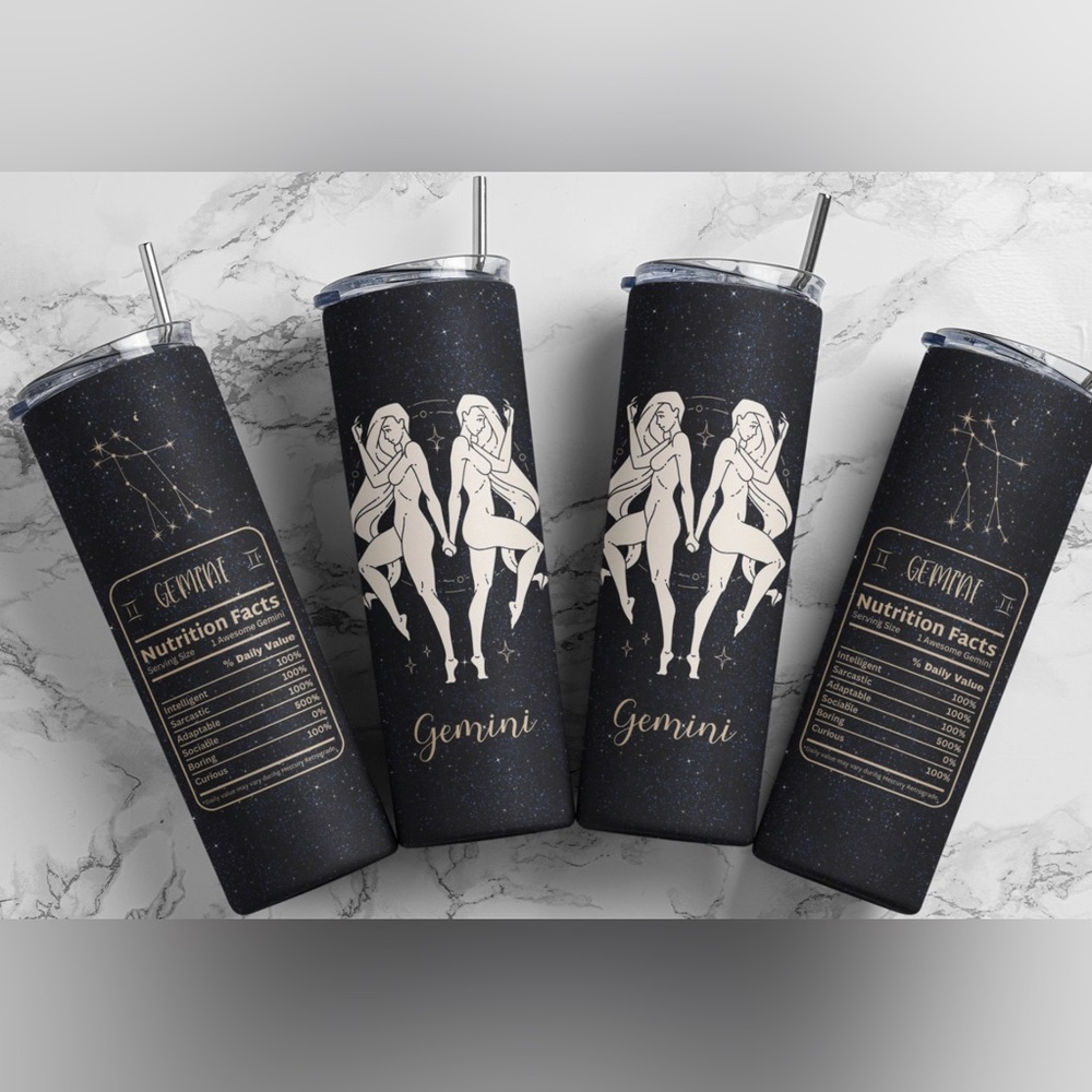 Gemini Zodiac Tumbler